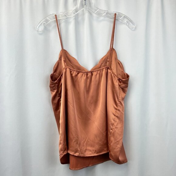 Monteau Womens Spice Comfort Spaghetti Strap Camisole Tank Top Size Large - Picture 2 of 9